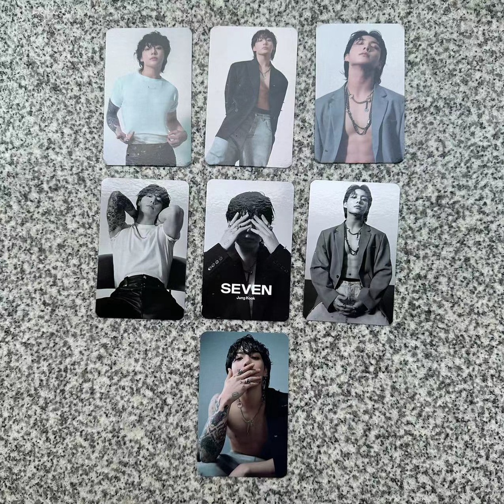 Set 1 / 7 Tấm Ảnh lomo Card Nhóm Nhạc Hàn Quốc bangtan boys bt-s jungkook ym