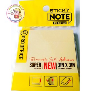 Giấy note pro office - 3x3in po-sn103 75x75mm
