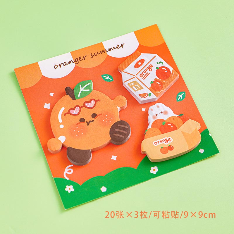 Giấy Ghi Chú Họa Tiết Hoạt Hình Xinh Xắn Dành Cho Học Sinh