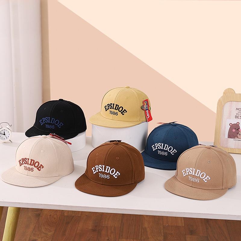 Mũ Lưỡi Trai Phong Cách hip hop Thời Trang Xuân Thu Cho Bé Trai 3-8 Tuổi a308