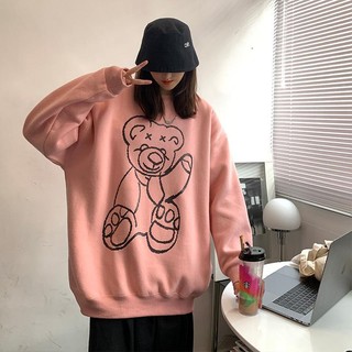 Áo Sweater Tay Dài oversize Cho Cặp Đôi (40-150kg)