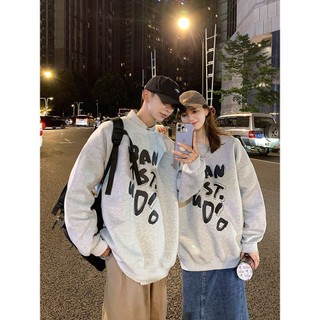 Áo Sweater Tay Dài oversize Cho Cặp Đôi (40-150kg)