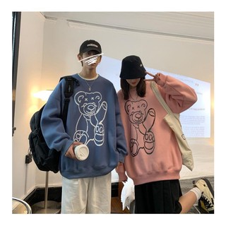 Áo Sweater Tay Dài oversize Cho Cặp Đôi (40-150kg)