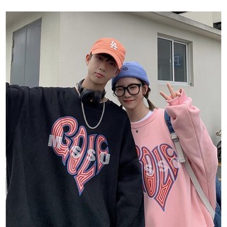 Áo Sweater Tay Dài oversize Cho Cặp Đôi (40-150kg)
