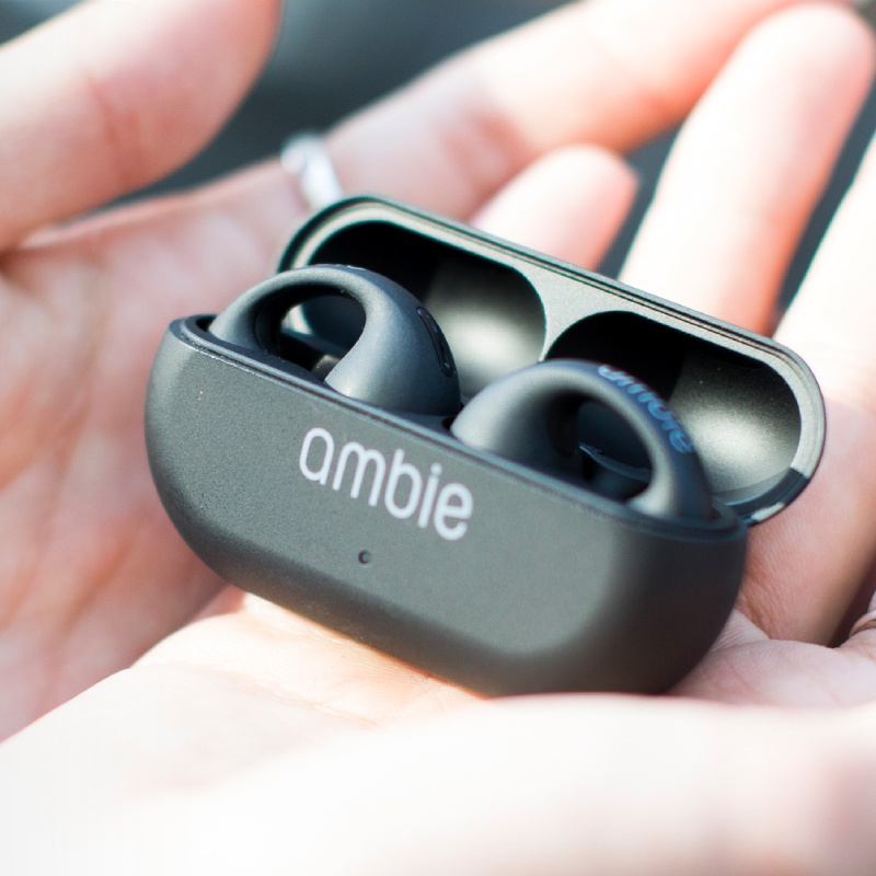 Tai Nghe Bluetooth TWS 2023 Ambie Truyền Âm Qua Xương Tai Không Dây