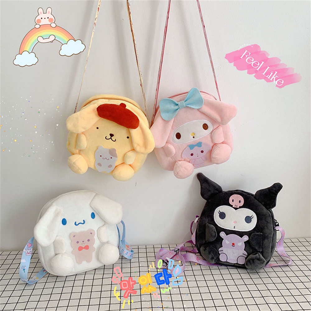 Mới Balo Đi Học mini Hình cinnamoroll Nhồi Bông Dễ Thương Cho Bé