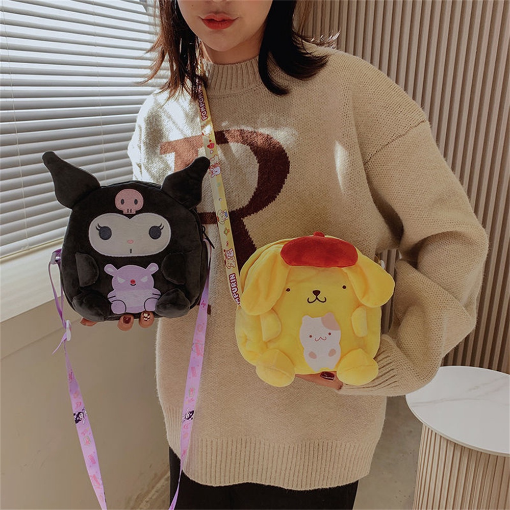 Mới Balo Đi Học mini Hình cinnamoroll Nhồi Bông Dễ Thương Cho Bé