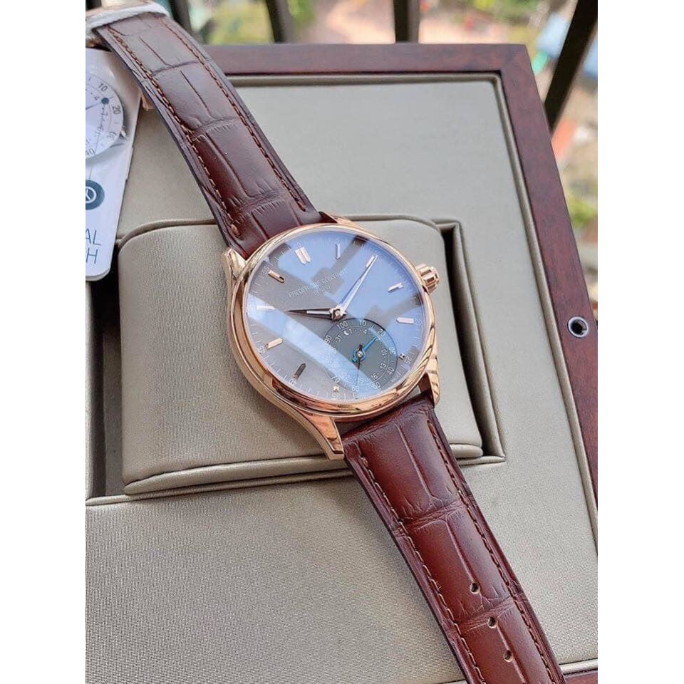 Đồng hồ Nam Frederique Constant FC-285LGS5B4 Horological Smartwatch, mặt xám, kinh shapphire - Máy pin mipecclock