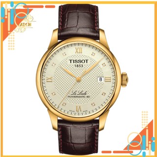 Đồng hồ nam tissot 1853 le locle cơ tự động, dây da, kính shapphire t006.407.36.266.00 mipecclock
