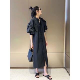 Đầm Đi Biển Dáng Dài Màu Đen Thời Trang Mùa Hè Dành Cho Nữ