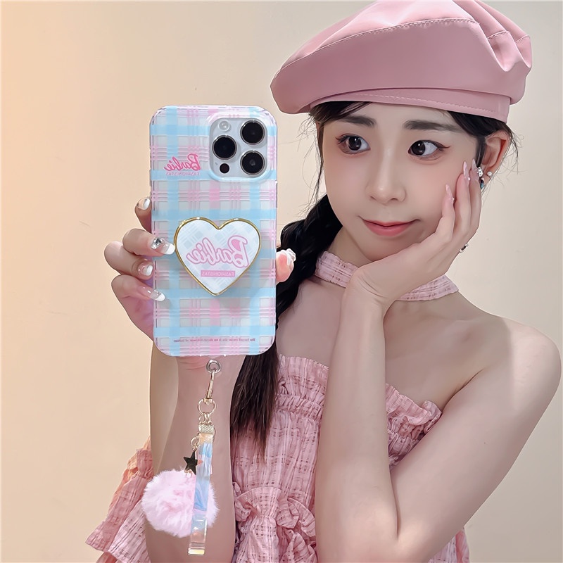 Hoạt Hình Ốp Điện Thoại Có Giá Đỡ Hình Trái Tim Cho iphone 14 13 12 pro max 11 14promax