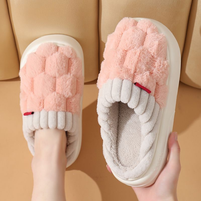 Dép Bông cotton Đi Trong Nhà Chống Trượt Thời Trang Thu Đông 2023 Cho Cặp Đôi