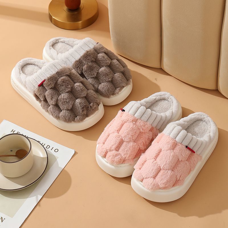 Dép Bông cotton Đi Trong Nhà Chống Trượt Thời Trang Thu Đông 2023 Cho Cặp Đôi