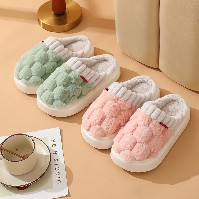 Dép Bông cotton Đi Trong Nhà Chống Trượt Thời Trang Thu Đông 2023 Cho Cặp Đôi