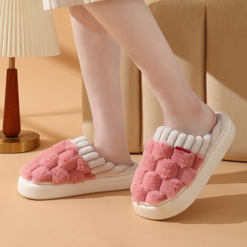 Dép Bông cotton Đi Trong Nhà Chống Trượt Thời Trang Thu Đông 2023 Cho Cặp Đôi