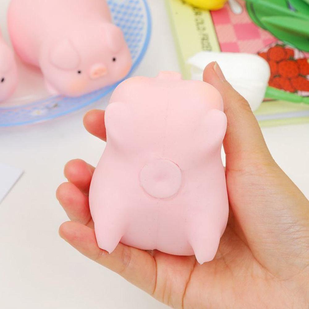 Mmluck Đồ Chơi Bóp Mềm Dẻo Bền Hình Heo / Chó Cho Văn Phòng Vui Nhộn