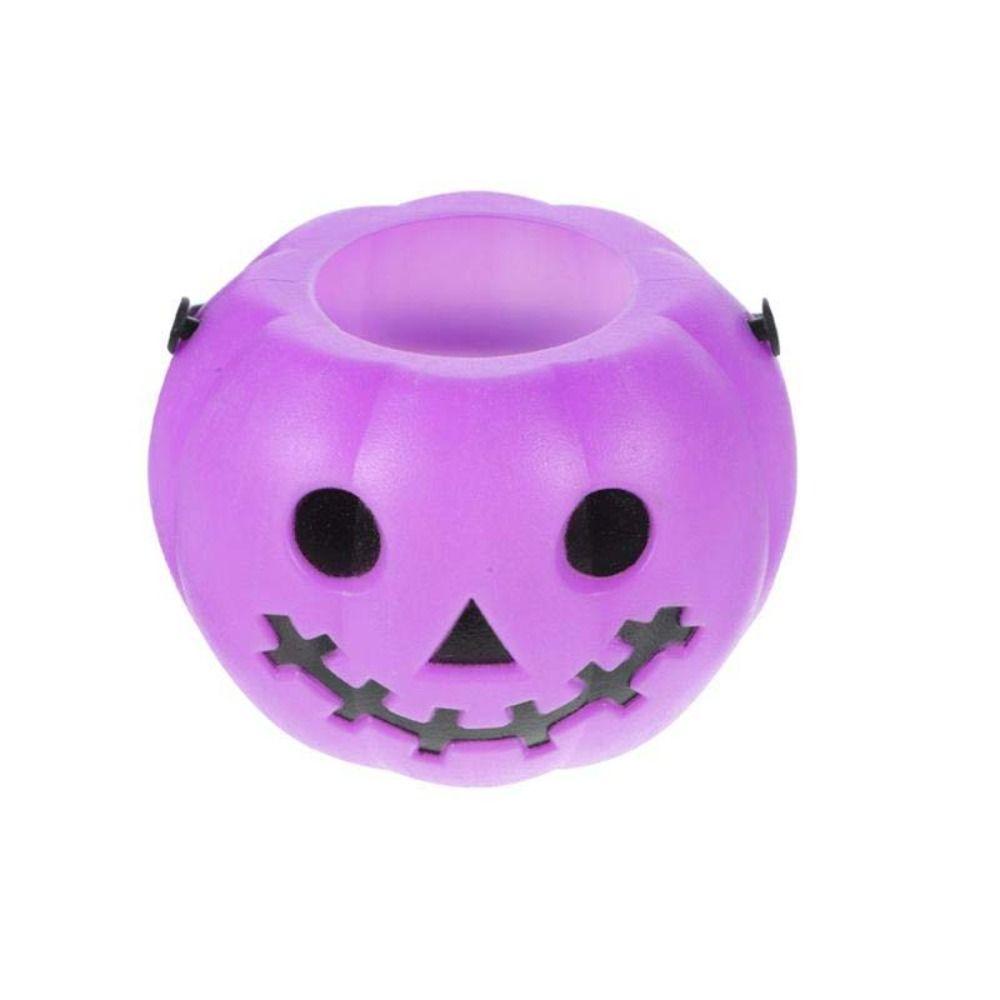 Xô Nhựa Đựng Kẹo Có Tay Cầm Hình Quả Bí Ngô halloween