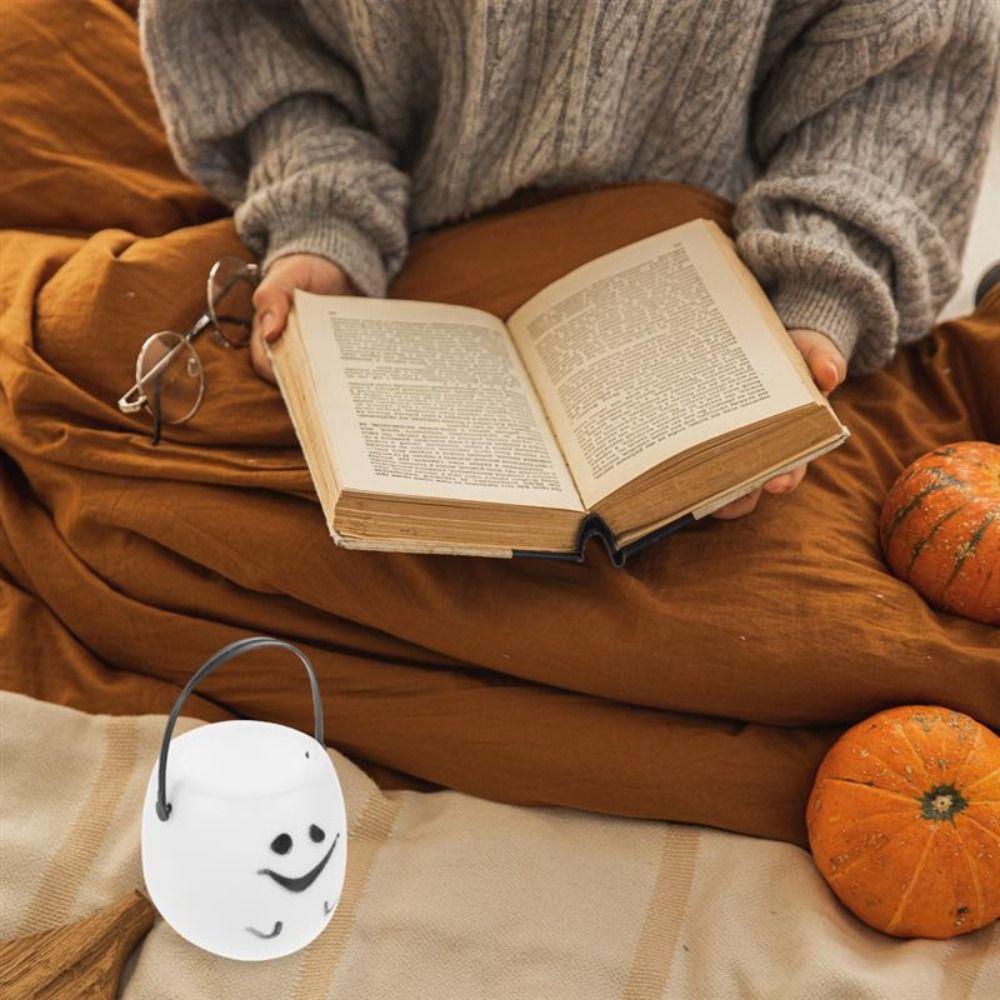 Xô Nhựa Đựng Kẹo Có Tay Cầm Hình Quả Bí Ngô halloween