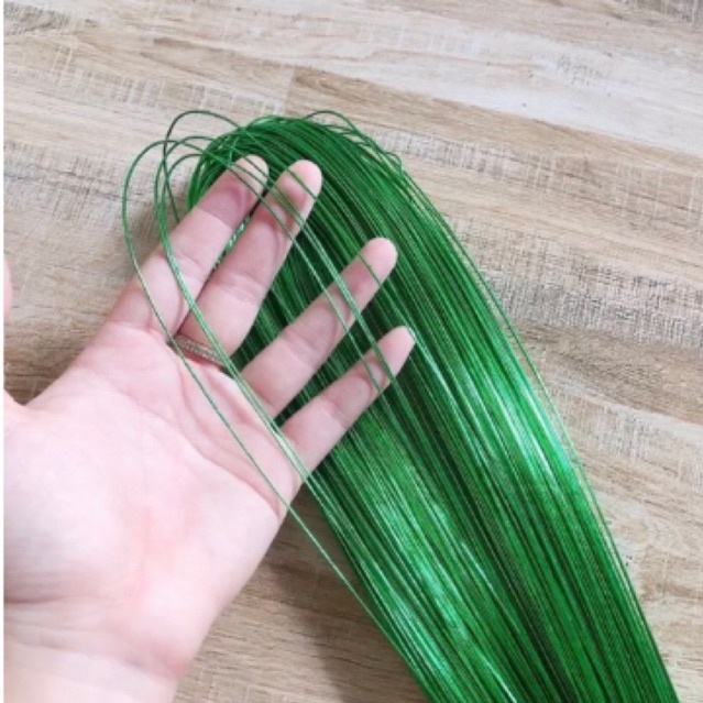 Kẽm xi làm lá, cánh hoa handmade