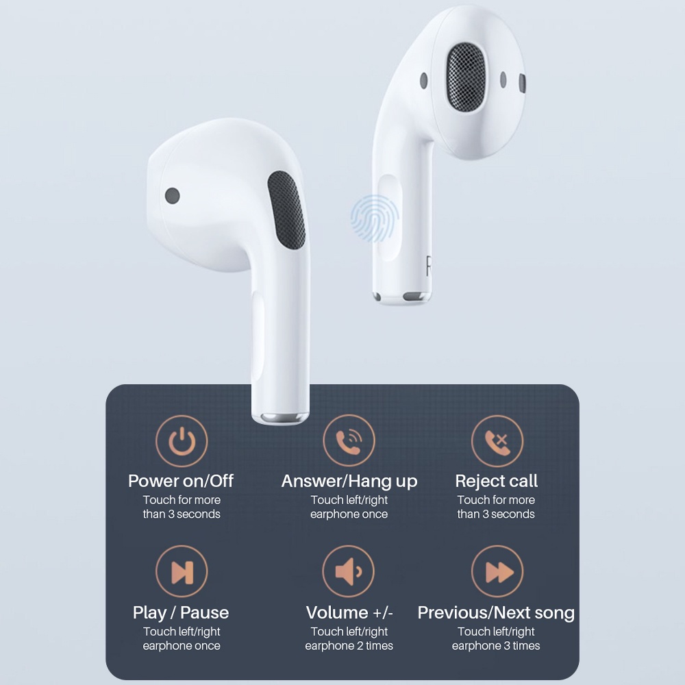 Tai Nghe Bluetooth Không Dây Cho iPhone 6 7 8 Plus X XS XR 11 12 13 Pro Max Samsung Galaxy S10 S20 S21 S22 A51 A52 A53