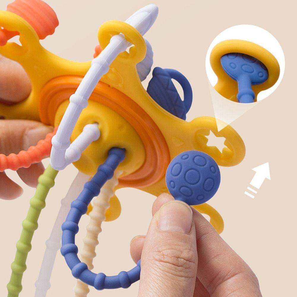 Mmluck Đồ Chơi Dây Kéo 3 Trong 1 Cảm Biến Ngón Tay Giáo Dục Sớm Cho Bé montessori Bằng silicone