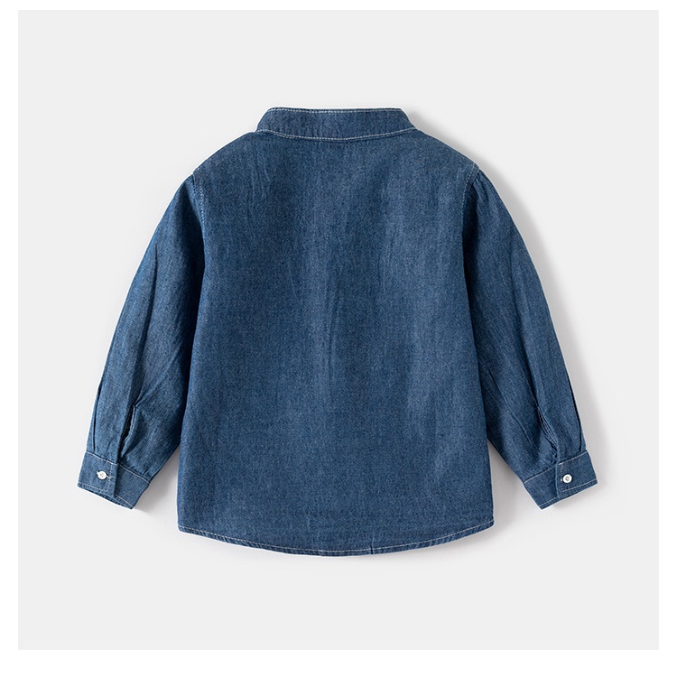 Áo bò dài tay cho bé trai, Áo jean dài tay bé trai WELLKIDS phong cách hàn quốc TX2536