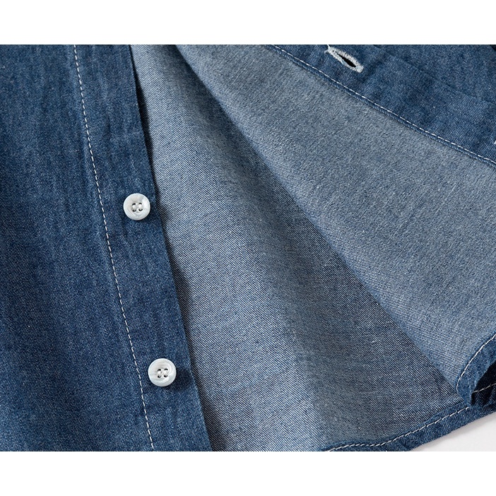 Áo bò dài tay cho bé trai, Áo jean dài tay bé trai WELLKIDS phong cách hàn quốc TX2536