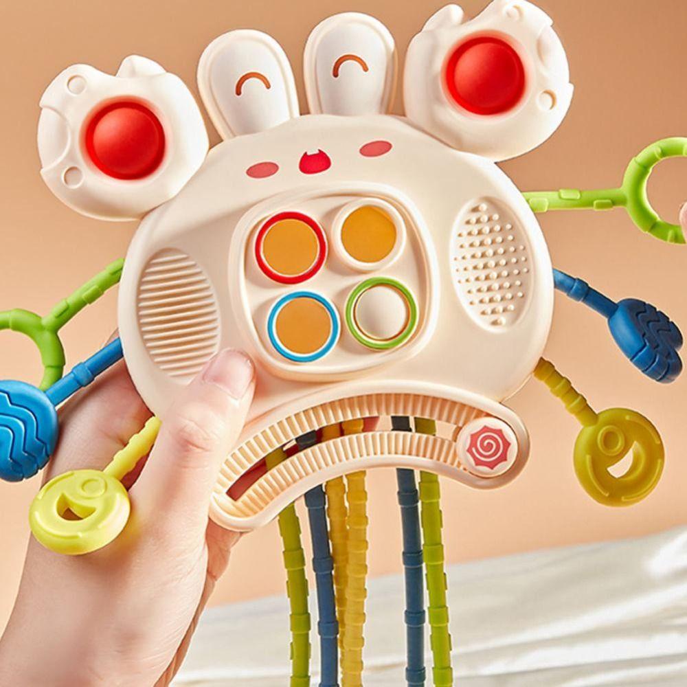 Skjk Đồ Chơi Dây Kéo Hình Cua Cảm Biến An Toàn Cho Bé Mọc Răng