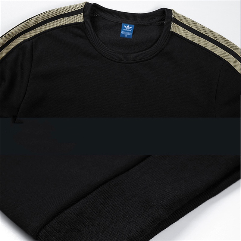 Áo sweater Thể Thao Thêu logo adidas 100% Chính Hãng Phối Màu Tương Phản Thời Trang Cho Nam Và Nữ