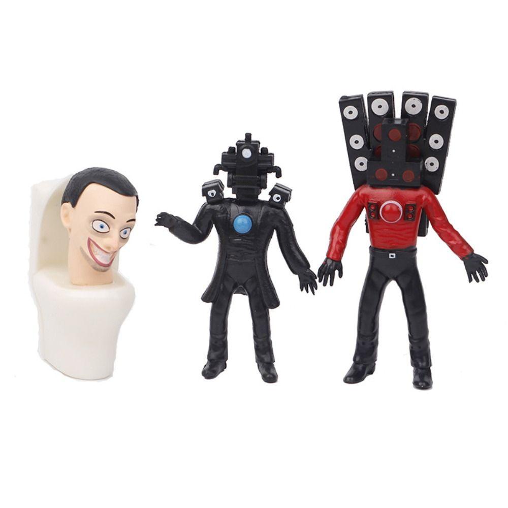 Shanhai Mô Hình Đồ Chơi toilet man skibidi Bằng pvc
