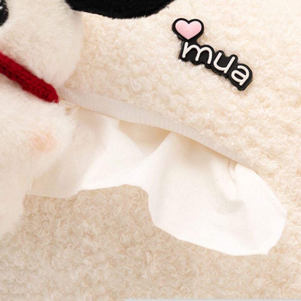 Hộp đựng khăn giấy MMULCK bằng bông mềm mại hình pochacco treo xe hơi / nhà tắm sáng tạo