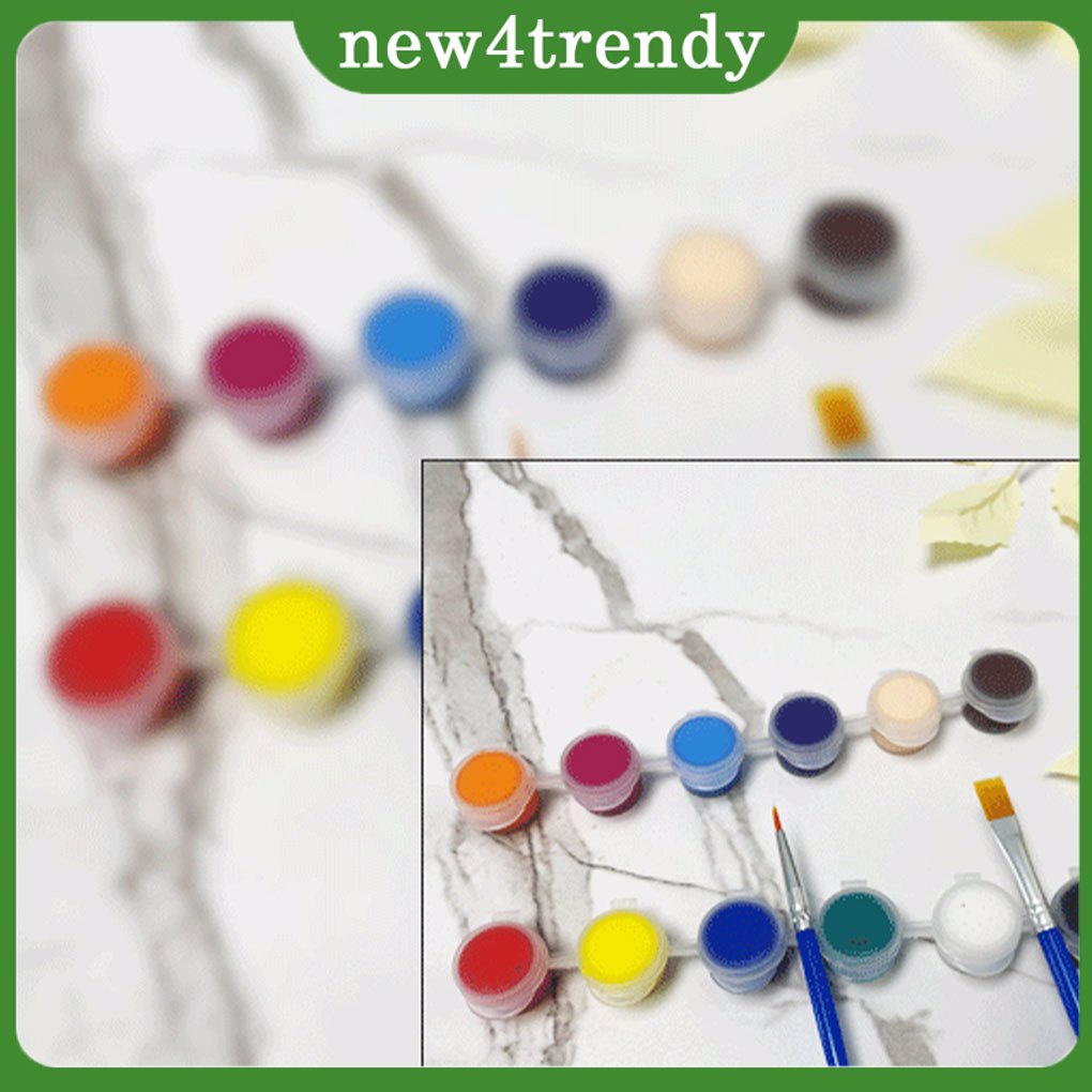 Set 1 / 2 / 3 / 5 12 Cọ Vẽ Màu Nước Cho Bé