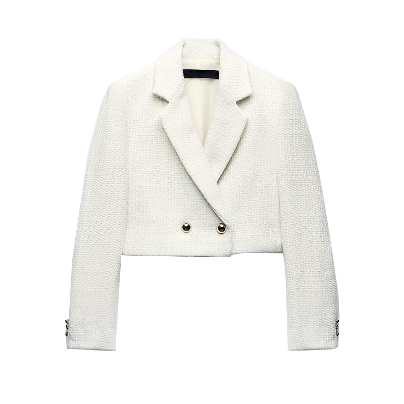 Zara Áo Khoác cardigan Dáng Ngắn Thời Trang Mùa Thu Cho Nữ 7102231