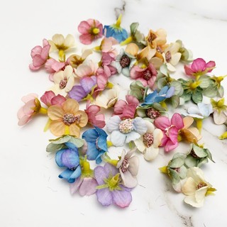 Handmade flowers
 50pcs/bag
 Uses: family decoration, clothing decoration, handmade DIY accessories, decoration girl hair card, etc.