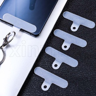 Set 1 / 10 Miếng Đệm Dây Đeo Điện Thoại / Thẻ Trong Suốt Chống Thất Lạc
