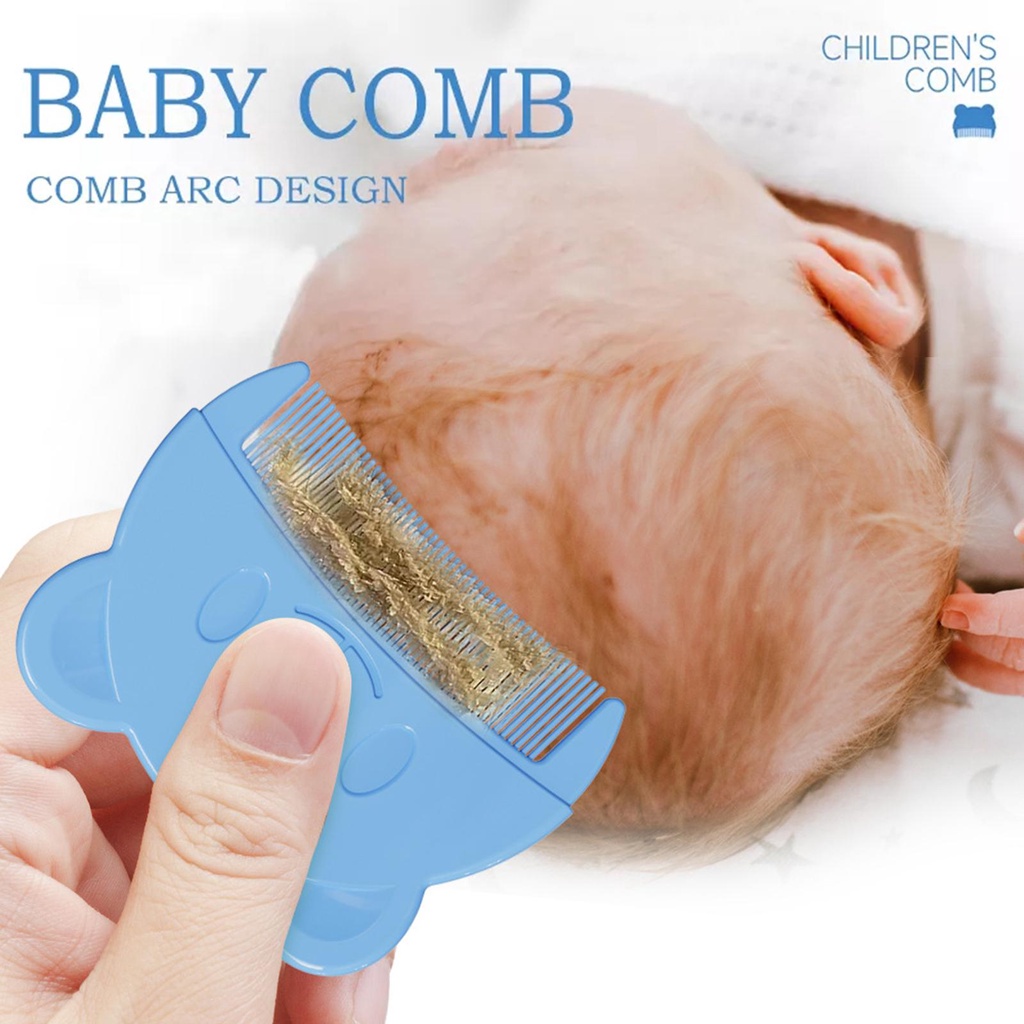 Lược Chải Tóc Mềm Mát Xa Da Đầu Dành Cho Trẻ Sơ Sinh h1d9