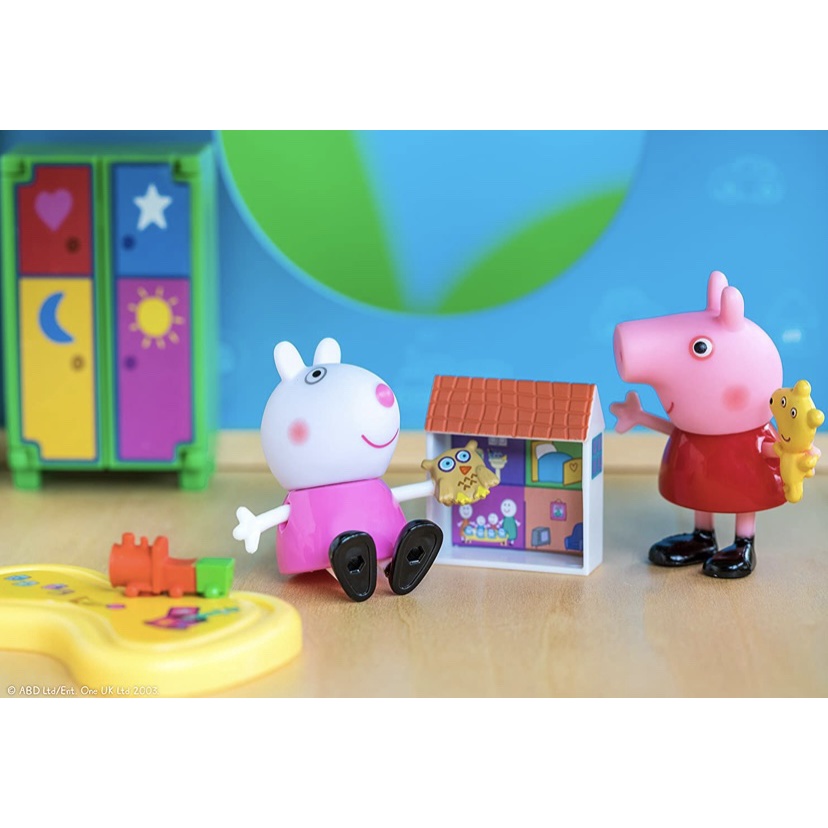Búp Bê Heo peppa Đồ Chơi Có Khớp Cử Động Đầu, Cánh Tay Và Chân, Đồ Chơi Phong Cảnh Nhà