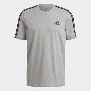 adidas Phong cách sống Áo Thun 3 Sọc Essentials Nam Xám GL3735