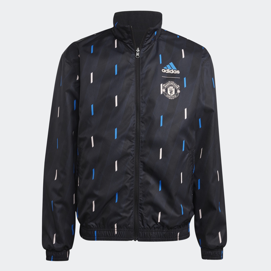 adidas Bóng đá Áo Khoác Anthem Manchester United Nam Đen HT1997