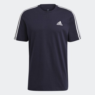 adidas Phong cách sống Áo Thun 3 Sọc Essentials Nam Màu xanh da trời GL3734