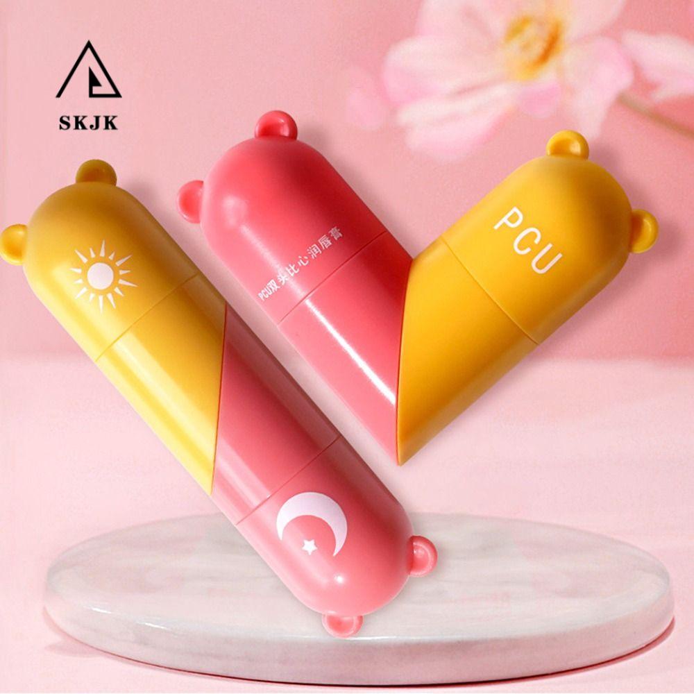 Skjk Son Dưỡng Môi 2 Trong 1 Hương Trái Tim Tự Nhiên Dưỡng Ẩm Nhẹ Nhàng Xoay Được Nuôi Dưỡng Môi Ngày Và Đêm Cho Trẻ Em