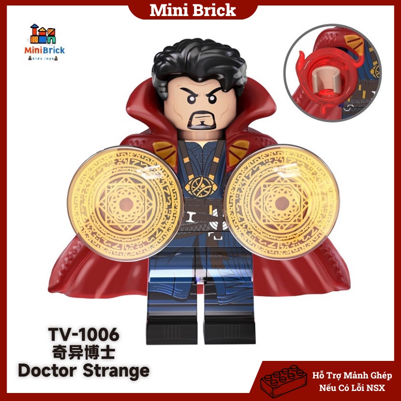 Marvel Mô hình Lắp ráp Minifigures Đội trưởng mỹ Người sắt Ultron Super Hero Siêu anh hùng TV6201 Minibrick Minibricks