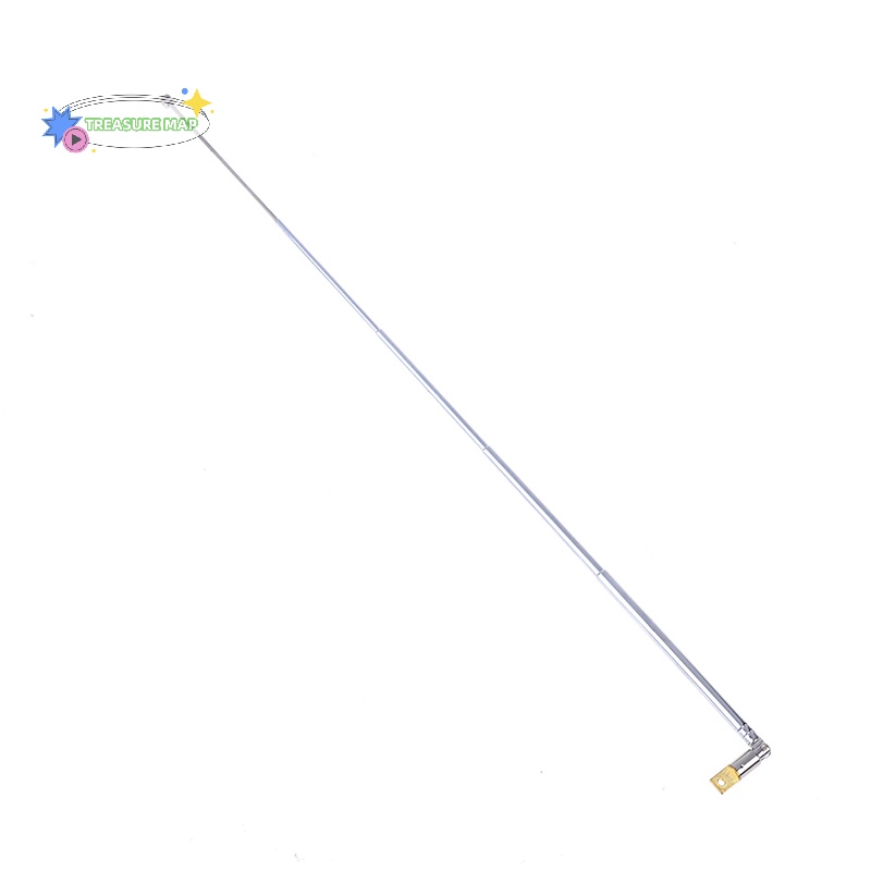 1 Ăng Ten Thu Sóng radio fm Bằng Thép Không Gỉ 37cm 5 Phần heyuanlong333