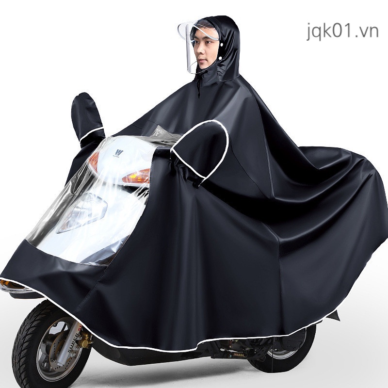 Ngoài trời pin ô tô áo mưa dài liền áo mưa bảng công cụ poncho
