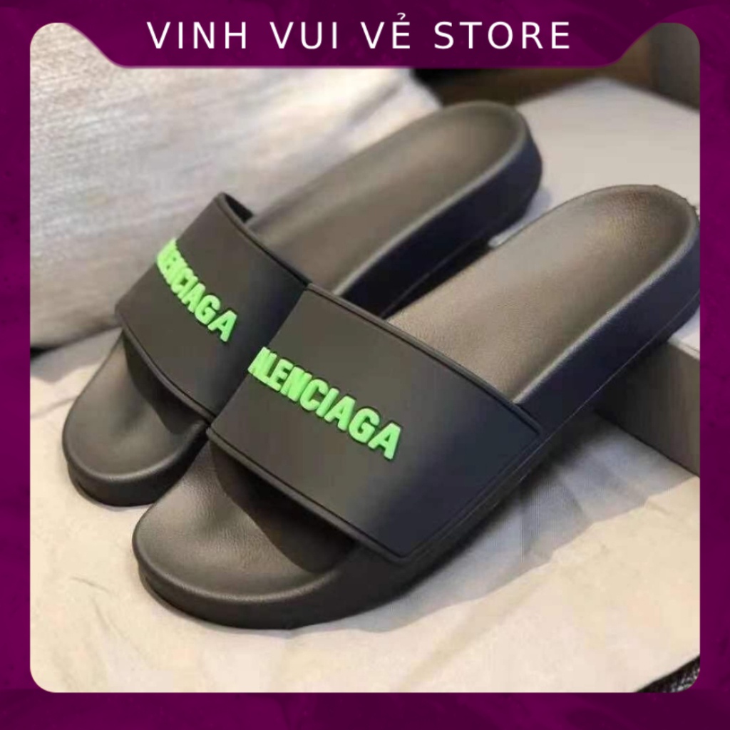 Dép nam nữ quai ngang bolen full màu dép đế dày HOTTREND