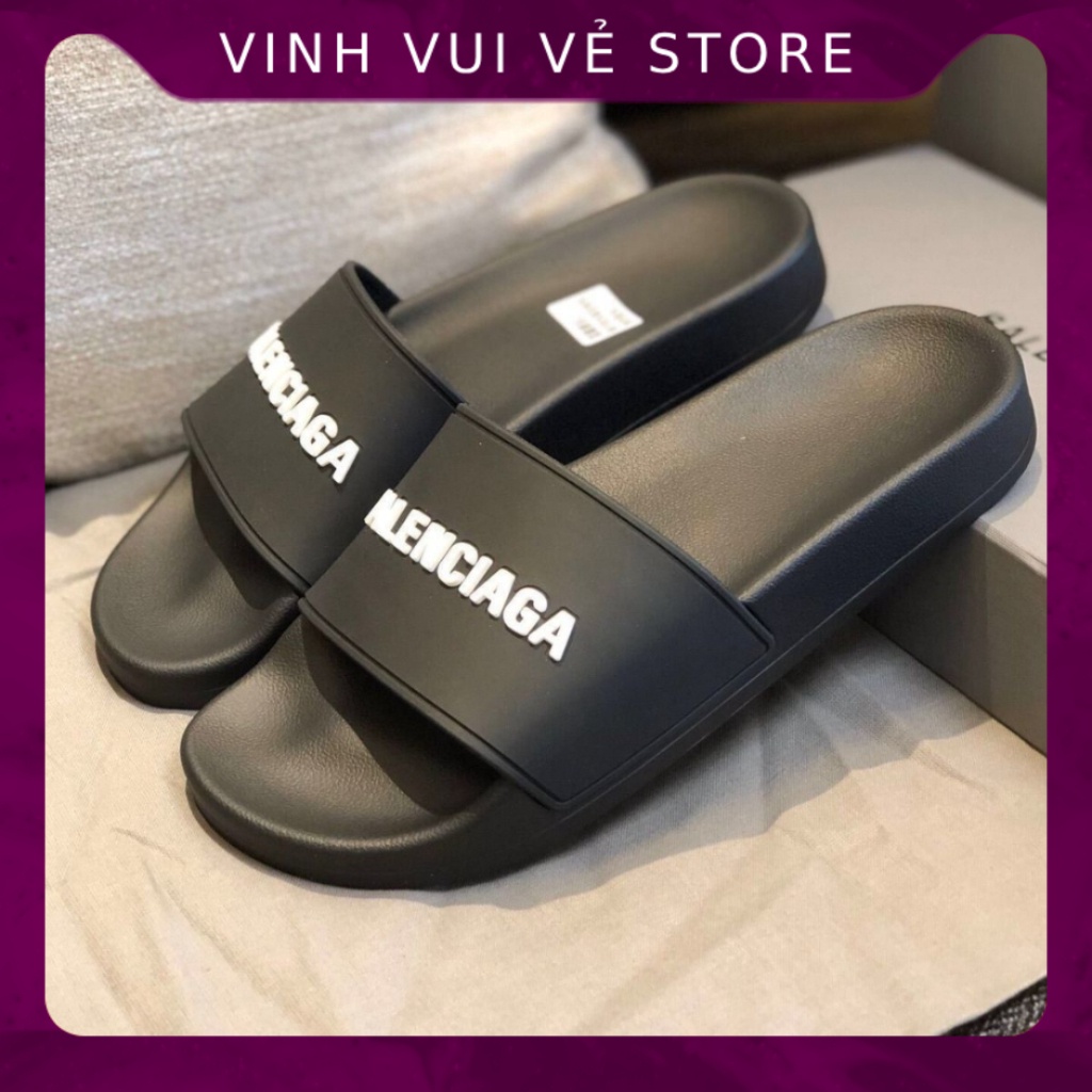 Dép nam nữ quai ngang bolen full màu dép đế dày HOTTREND