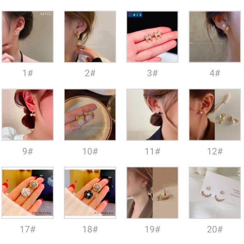 Bông Tai Mạ Bạc 925 2022 Mẫu Mới Tinh Tế Thời Trang Cho Nữ