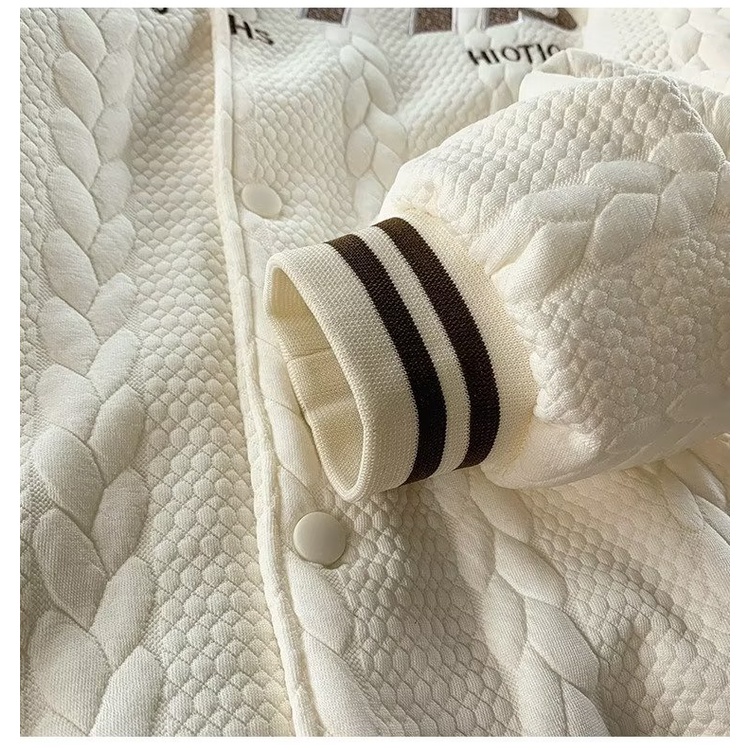 Áo Khoác Bóng Chày Thêu Chữ Thời Trang Cá Tính