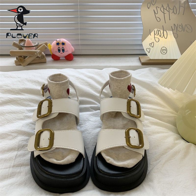 YIMIN dép sandal nữ dép đi biển dép đế cao Thoải Mái Xinh Xắn  B98G1PV 35Z230831