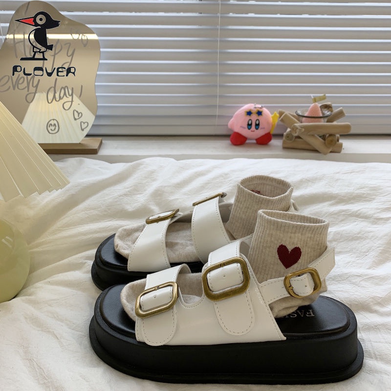 YIMIN dép sandal nữ dép đi biển dép đế cao Thoải Mái Xinh Xắn  B98G1PV 35Z230831